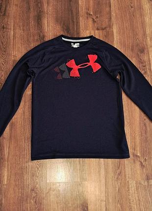 Мужская уникальная спортивная кофта свитшот under armour с крупным лого оригинал
