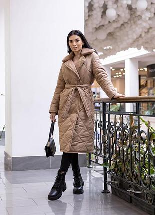 Пальто мичиган с капюшоном