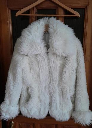 Полушубок женский 44 размер, искусственный мех. kinesis.