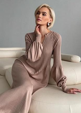 Вязанное платье шерсть кашемир