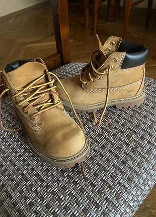 Детские ботинки тимберленды стелька 18 см