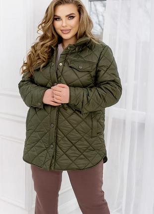 Стильна курточка батал до -5