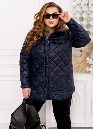 Стильна курточка батал, до -5