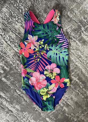 Суцільний купальник на дівчинку 7 - 8 років 122 см