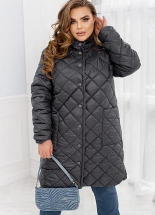 Подовжена куртка батал до -5