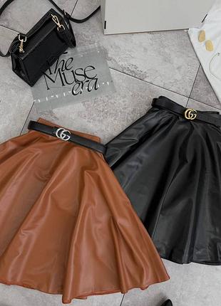 Спідниця еко шкіра. don. 222