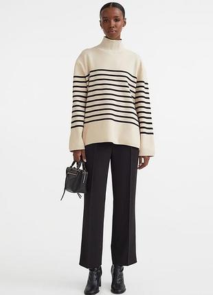 Стильный джемпер в полоску h&amp;m