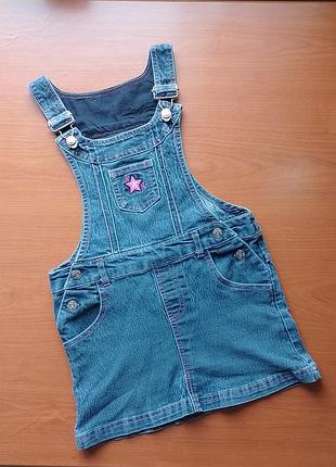 Сарафан джинсовый на 3-5 лет
