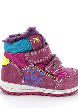 Зимові черевики на дівчинку розмір 23 primigi gore tex італія