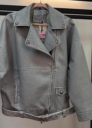 Куртка косуха жіноча подовжена