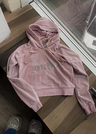Худі рожеве велюрове juicy couture