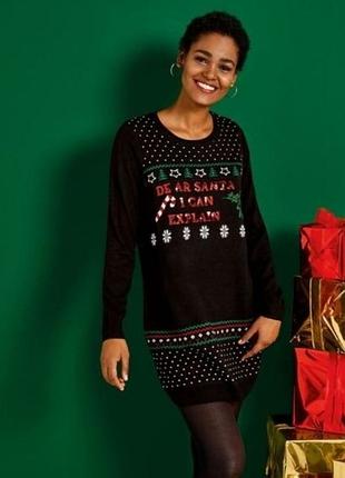 Новогодний свитер туника
