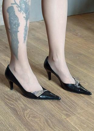 Кожаные оригинальные лодочки oxitaly, made in italy