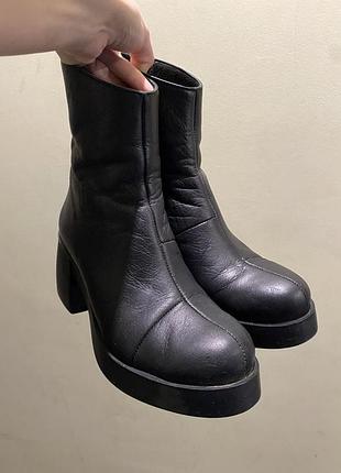 Черевики, шкіра/байка, 25 см стелька