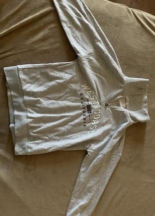 Сіра кофта с надписом дитяча primark