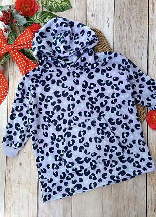 Тепла домашня кофта махрове худі халат піжама худі плед худі-плед