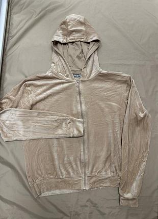 Велюрова кофта на дівчинку два розміри