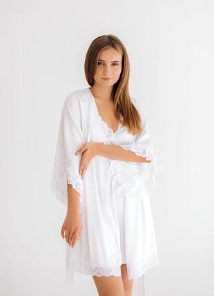 Шовковий комплект для сну