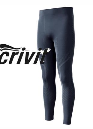 Новые мужские термоштаны термобелье термолосины синие crivit зональное с терморегуляцией чоловіча термобілизна термоштани сині