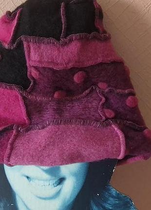 Креативная шапка из валяной шерсти от chepeau speral. данные.