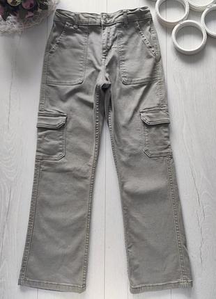 Свободные брюки с накладными карманами артикул: 24740 бренд: primark (призрак)