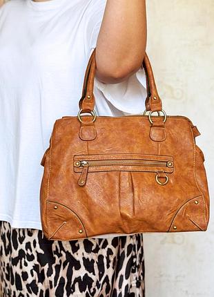 Коричнева сумочка тоут🦗