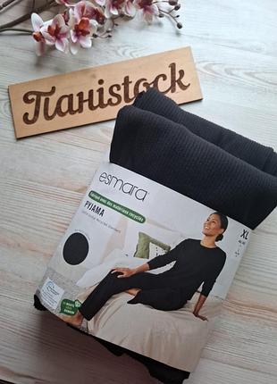 Піжама домашній костюм м'яка тепла  в рубчик esmara