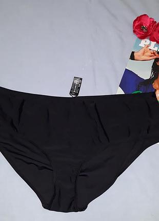 Низ от купальника женские плавки размер 60 / 26 черный бикини батал