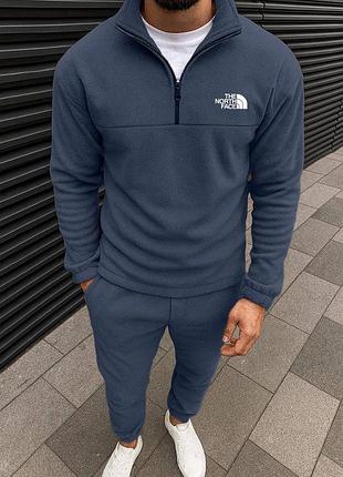 Флісовий чоловічий костюм the north face полар фліс тнф