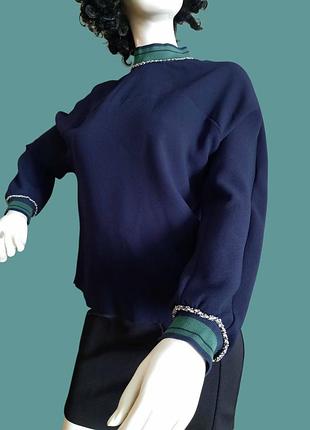 Eur m стильная блуза креп No1024