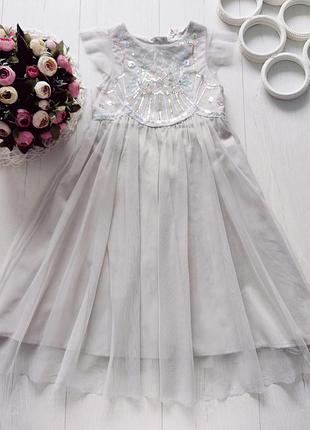 Красива ошатна дитяча сукня  артикул: 24715  бренд: h&amp;m (эйч энд эм)