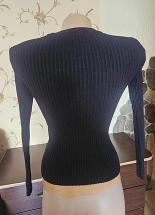 Кофта водолазка в рубчик 2