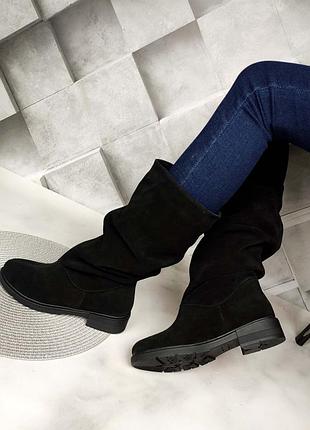 ❄️ жіночі черевики чорні дуже стильні зимові  ❄️