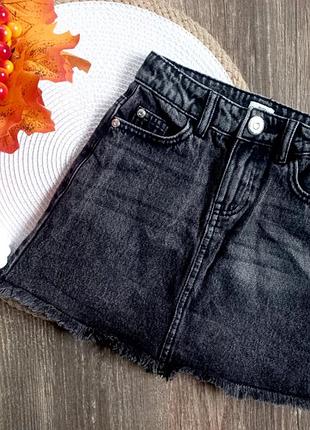 Джинсовая юбка на 6р