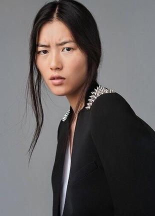 Чорний піджак zara роз 10 s/m