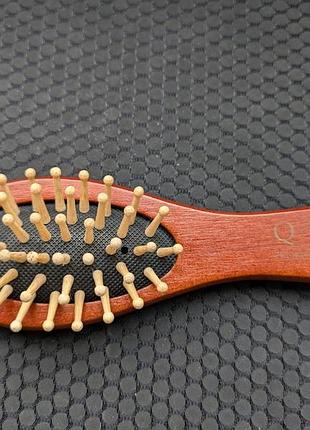 Деревянная мини-щетка для волос opi