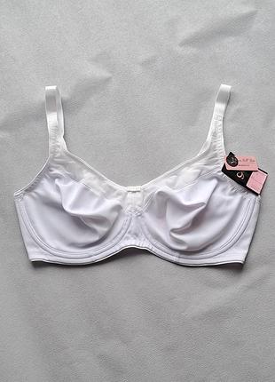 Бюстгальтер мінімайзер білий 75е (34dd/e) / 75f (34ddd/f) hunkemoller