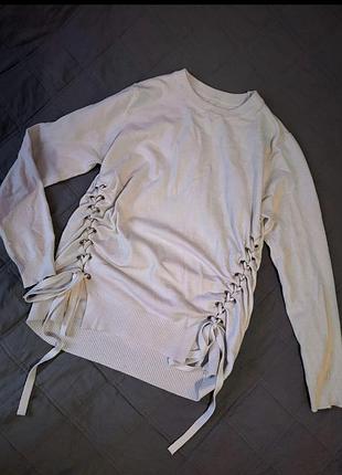 Светр кофта лонгслів на завʼязках