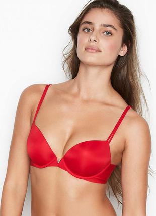 Идеальный люксовый красный лифчик victoria’s secret3 фото