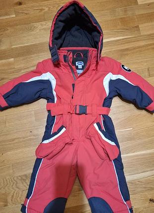 Комбинезон детский зимний ветро и водонепроницаемый chicco, 1.5-2.5роки