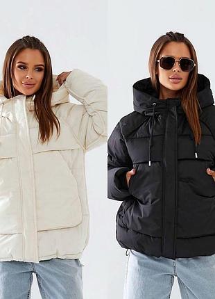 В наличии! теплая зимняя куртка зефирка люкс + подарок*