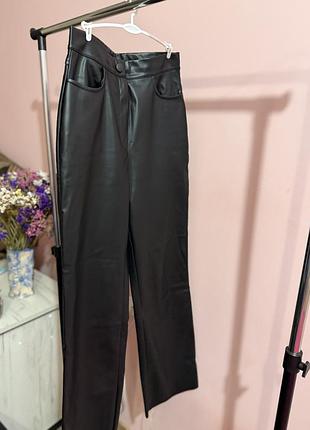 Брюки еко шкіра утеплені