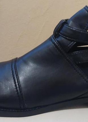 Черевики унісекс armani exchange шкіряні чорні 43 розміру