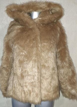 Шуба с капюшоном
