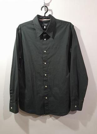 Armani jeans оригінал бавовна чоловіча зелена сорочка l