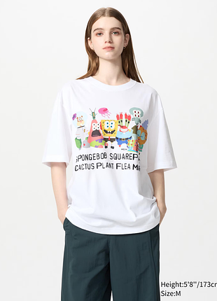 Футболка губка бок uniqlo
