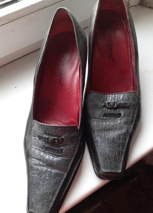 Туфли кожа giovanni fabiani