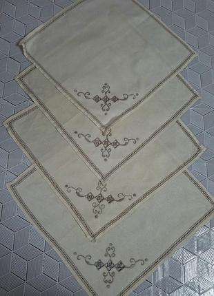 Серветки сервірувальні,тканеві ,4 шт