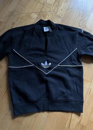 Світшот чорний adidas