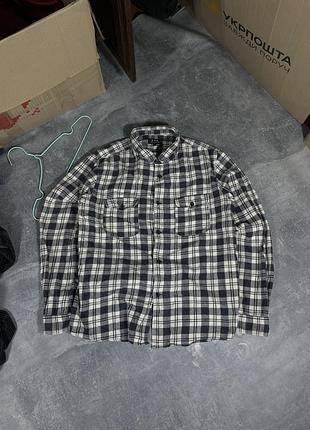 Легенька сорочка фланець від бренду a.p.c rue madam paris